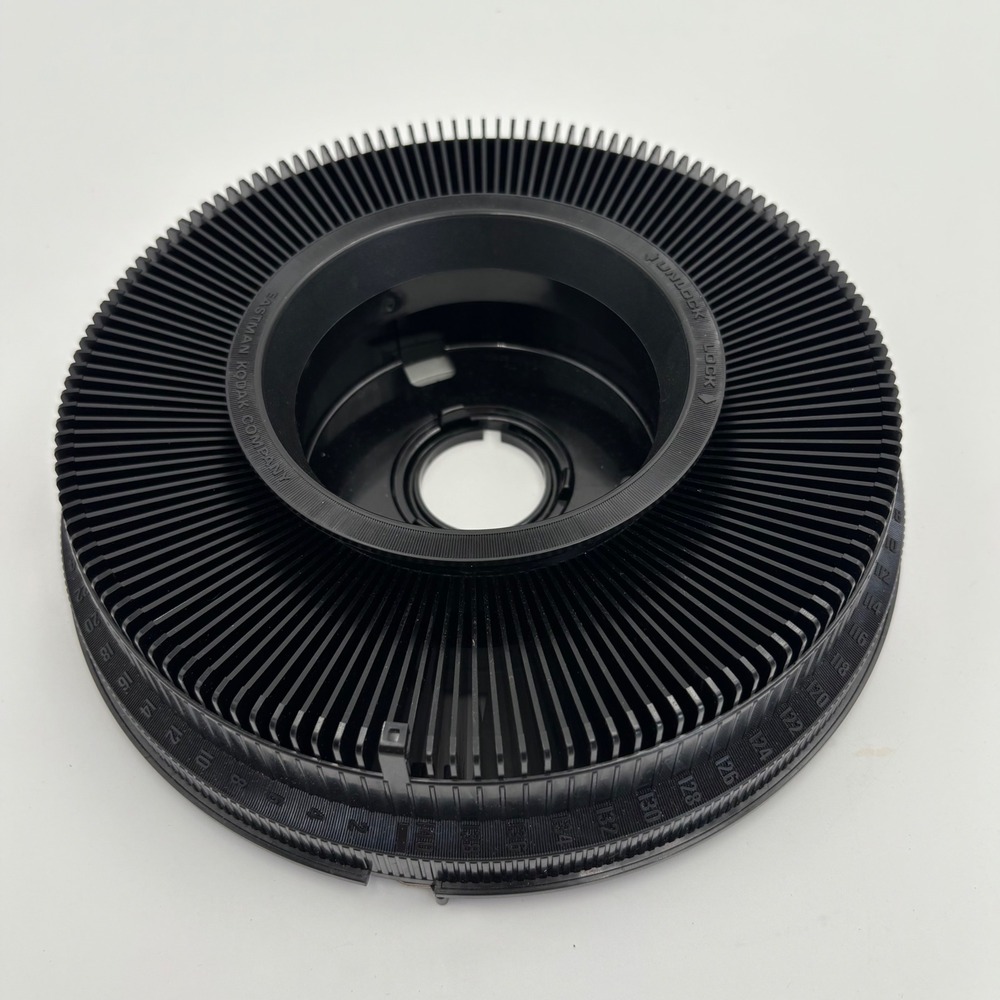 Kodak Carousel 140 Slide Tray Unisex 140 Capacity Black Good Vintage Projector